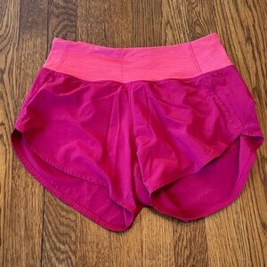 Outdoor Voices pink shorts